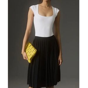 Second Skin by RD Style Tiara Cap-Sleeve Bodysuit | Sz S